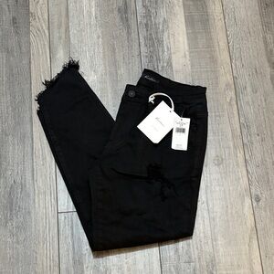 KanCan Black Frayed Hem Women Jeans